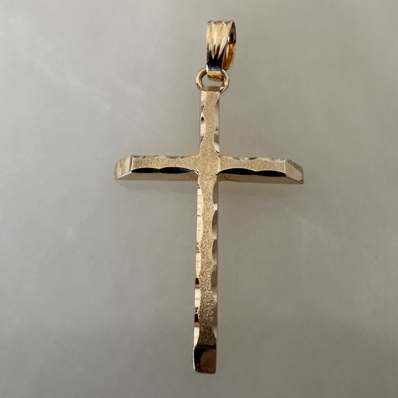14k Solid Gold Cross - Picture 7 of 15